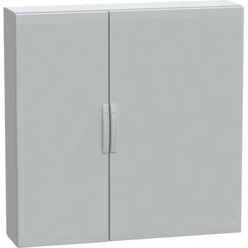 Ausverkauf Schaltschrank, (H x B x T) 1250 x 1250 x 320 mm, IP65, Polyester, lichtgrau, NSYPLA12123G