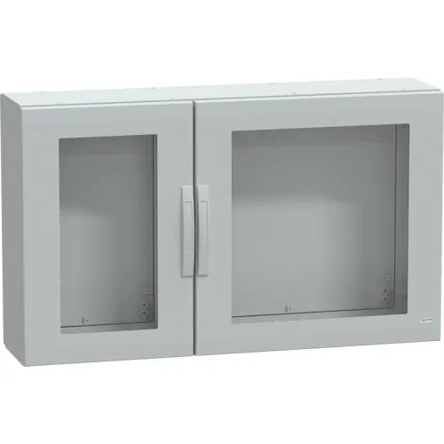 Begrenztes Angebot Schaltschrank, (H x B x T) 750 x 1250 x 320 mm, IP65, Polyester, lichtgrau, NSYPLA7123TG
