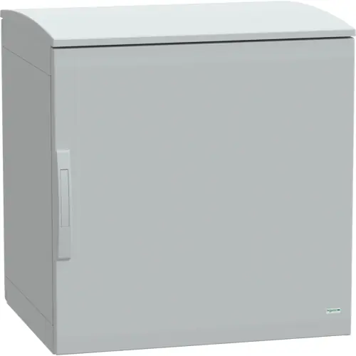 Angebot Schaltschrank, (H x B x T) 750 x 750 x 620 mm, IP44, Polyester, lichtgrau, NSYPLAT776G