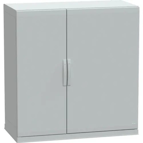 Begrenztes Angebot Schaltschrank, (H x B x T) 1250 x 1250 x 620 mm, IP54, Polyester, lichtgrau, NSYPLAZ12126G