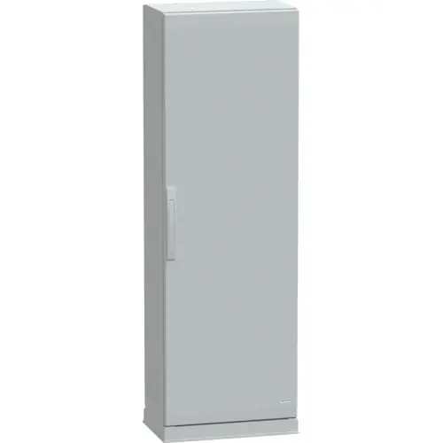Begrenztes Angebot Schaltschrank, (H x B x T) 1500 x 500 x 320 mm, IP54, Polyester, lichtgrau, NSYPLAZ1553G