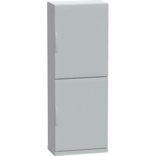 Bestpreis Schaltschrank, (H x B x T) 2000 x 750 x 420 mm, IP54, Polyester, lichtgrau, NSYPLAZ2074G