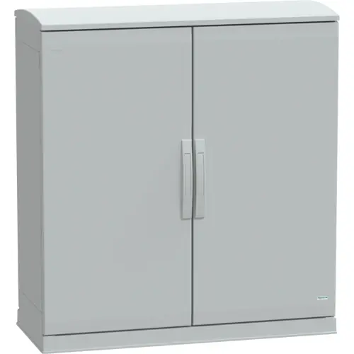 Angebot Schaltschrank, (H x B x T) 1000 x 1000 x 420 mm, IP44, Polyester, lichtgrau, NSYPLAZT10104G