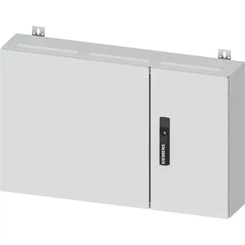 Zertifiziert Wandschrank, 108 TE, mit Verteilerfeld, (H x B x T) 500 x 800 x 140 mm, IP44, Stahl, weiß, 8GK1052-1KK31