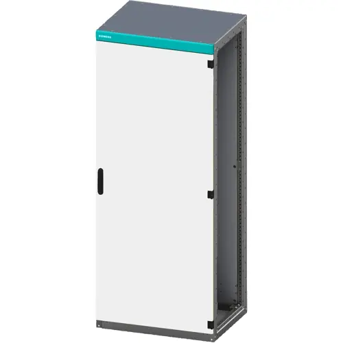 Zertifiziert Schaltschrank, (H x B x T) 2000 x 400 x 1000 mm, IP40, Stahl, lichtgrau, 8MF1040-3BR4