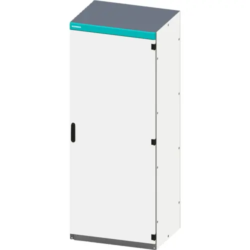 Zertifiziert Schaltschrank, (H x B x T) 1800 x 600 x 400 mm, IP55, Stahl, lichtgrau, 8MF1864-3BS5