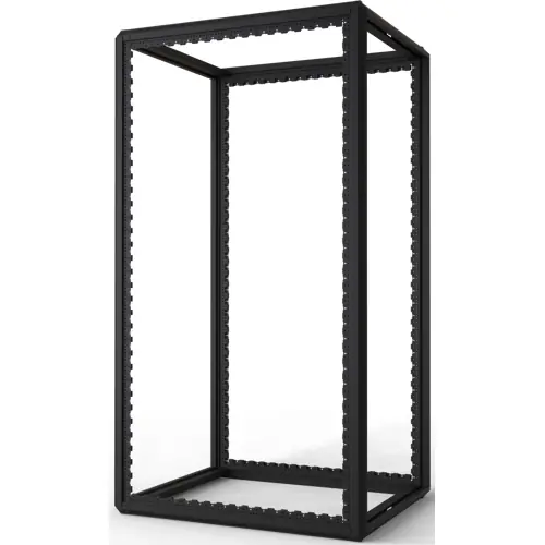 Top-Preis Schrankgestell, 38 HE, (H x B x T) 1800 x 800 x 1000 mm, Stahl, schwarzgrau, 20630-098