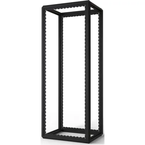 Solange Der Vorrat Reicht Schrankgestell, 42 HE, (H x B x T) 2000 x 600 x 800 mm, Stahl, schwarzgrau, 20630-100