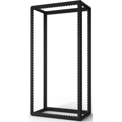 Sichere Zahlung Schrankgestell, 47 HE, (H x B x T) 2200 x 600 x 1100 mm, Stahl, schwarzgrau, 20630-115