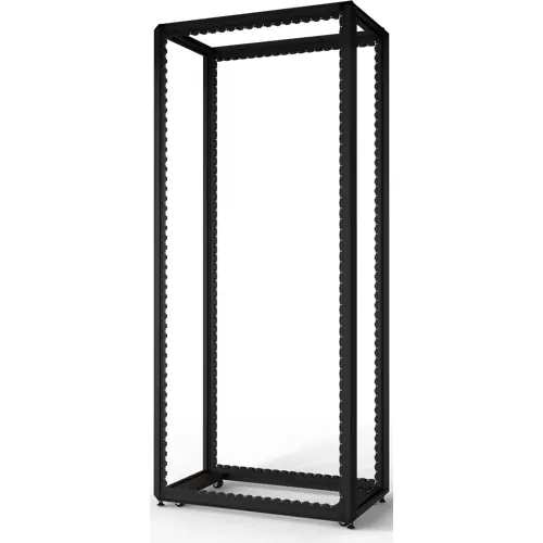 Super-Preis Schrankgestell, 52 HE, mobil, (H x B x T) 2450 x 600 x 1100 mm, Stahl, schwarzgrau, 20630-252