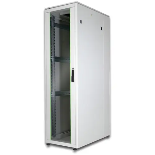 Expressversand Serverschrank, 42 HE, (H x B x T) 2053 x 600 x 1000 mm, IP20, Stahlblech, lichtgrau, DN-19 42U-6/10-1