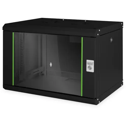 Knallerangebot Wandgehäuse, 7 HE, (H x B x T) 420 x 600 x 450 mm, IP20, Stahlblech, schwarz, DN-19 07-U-SW