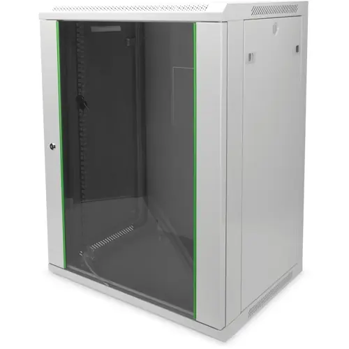 Wandgehäuse, 16 HE, (H x B x T) 816 x 600 x 450 mm, IP20, Stahlblech, lichtgrau, DN-19 16-U-EC Meistverkauft