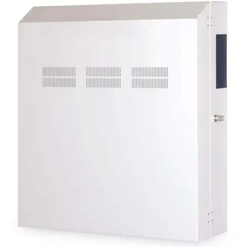 Ausverkauf Wandgehäuse, 6 HE, vertikal, (H x B x T) 800 x 640 x 309 mm, IP20, Stahlblech, lichtgrau, DN-19 WM-V6U-SL