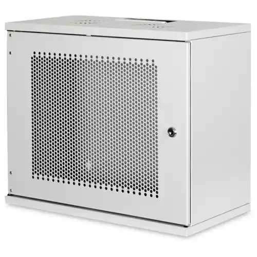 Wandgehäuse, 9 HE, (H x B x T) 460 x 540 x 400 mm, IP20, Stahlblech, grau, DN-19-09U-S-PD Preis Gesenkt