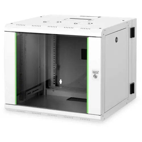 Bestseller Wandschrank, 9 HE, zweiteilig, schwenkbar, (H x B x T) 509 x 540 x 600 mm, IP20, Stahlblech, lichtgrau, DN-19 09-U-3