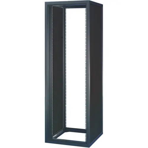 Begrenztes Angebot Schrank, 47 HE, ohne Türen, (H x B x T) 2198 x 600 x 800 mm, IP40, Stahl, schwarzgrau, 10117-547