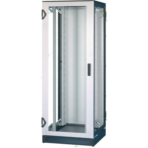 Beliebt Serverschrank, 47 HE, Seite an Seite Regal, (H x B x T) 2200 x 800 x 1000 mm, IP20, Stahl, lichtgrau/schwarzgrau, 10130-119