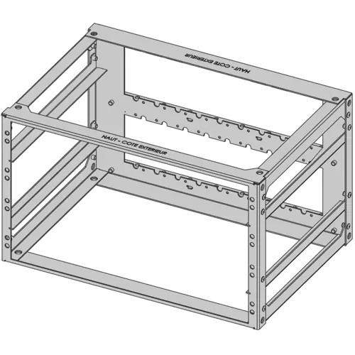 Bordregal, 6 HE, (H x B x T) 290 x 496.4 x 341.8 mm, Stahl, 10170-012 Angebot