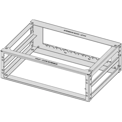 Bordregal, 3 HE, (H x B x T) 156.7 x 496.4 x 341.8 mm, Stahl, 10170-014 Sale