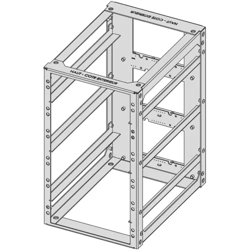 Bordregal, 9 HE, (H x B x T) 423.4 x 252.65 x 341.8 mm, Stahl, 10170-017 Bestpreis