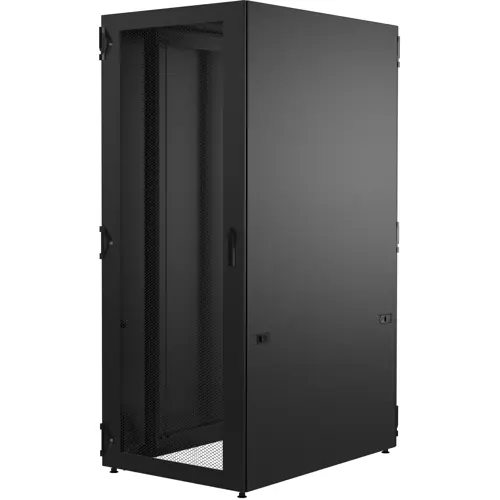 Serverschrank, 47 HE, Seite an Seite, (H x B x T) 2200 x 800 x 1200 mm, IP20, Stahl, schwarzgrau, 10630-026 Preisknaller