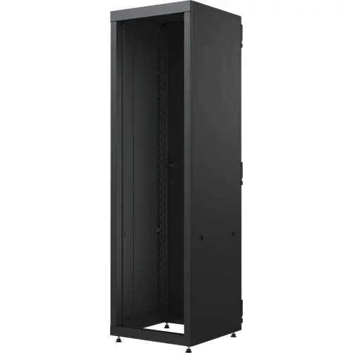 Top-Preis Schrank, 42 HE, (H x B x T) 2000 x 600 x 800 mm, Stahl, schwarzgrau, 10630-036