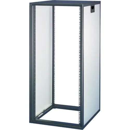 Angebot Schrank, 34 HE, ohne Tür und Rückwand, (H x B x T) 1567 x 553 x 800 mm, IP20, Stahl, lichtgrau/schwarzgrau, 16230-012