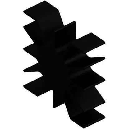 Angebot LED-Kühlkörper, (L x B x H) 15 x 51 x 51.5 mm, 2.2 bis 0.95 K/W, Schwarz eloxiert, 10020380