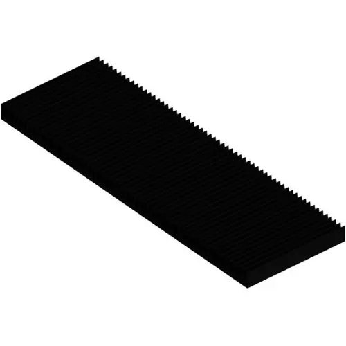 Zertifiziert Strangkühlkörper, (L x B x H) 100 x 300 x 15 mm, 1.3 bis 0.5 K/W, Schwarz eloxiert, 10019644