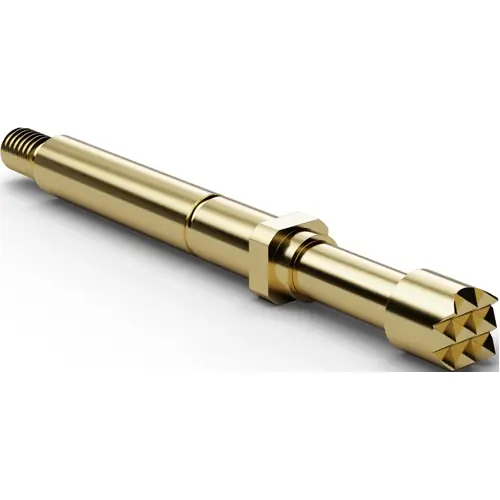 Zertifiziert Schraub-Prüfstift, Waffel, Ø 3 mm, Hub 5 mm, RM 4 mm, L 28.3 mm, F73306B300G300