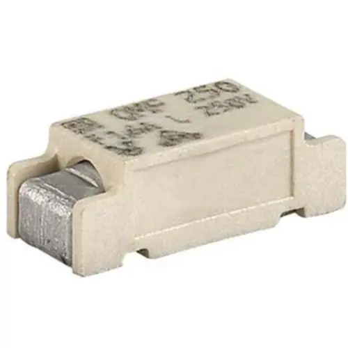 Ausverkauf SMD-Sicherung 11 x 4,6 mm, 1 A, F, 250 V (DC), 250 V (AC), 100 A Ausschaltvermögen, 3403.0016.24