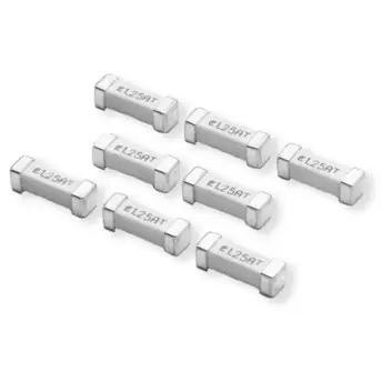 Zertifiziert SMD-Sicherung 3,12 x 10,10 mm, 2 A, T, 100 V (DC), 600 V (AC), 60 A Ausschaltvermögen, 0461002.ER