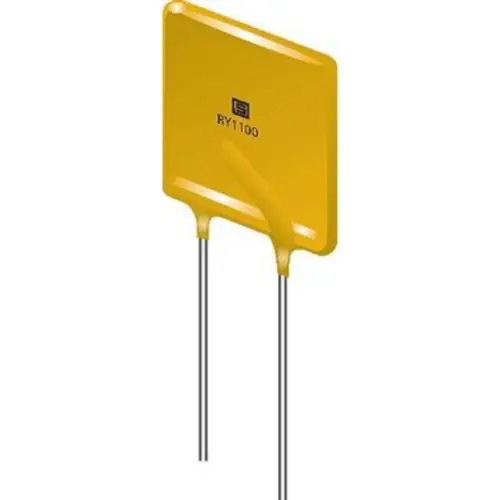 Abverkauf PTC-Sicherung, selbstrückstellend, radial, 72 V (DC), 40 A, 3.7 A (Trip), 1.85 A (Hold), PFRY.185