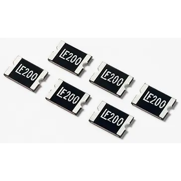 Aktuell PTC-Sicherung, selbstrückstellend, SMD 1812, 30 V (DC), 100 A, 300 mA (Trip), 100 mA (Hold), 1812L020/60DR