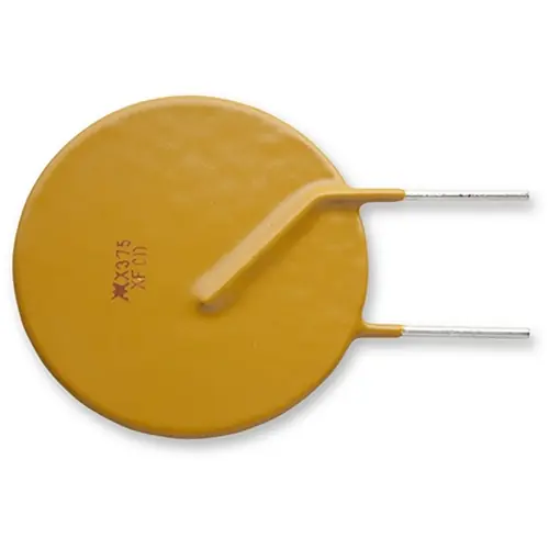 Aktuell PTC-Sicherung, rückstellbar, radial, 72 V (DC), 40 A, 7.5 A (Trip), 3.75 A (Hold), RF2647-000