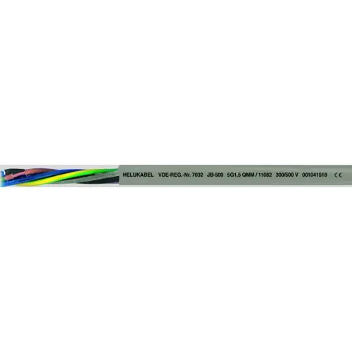 Abverkauf PVC Steuerleitung JB-500 12 G 1,5 mm², AWG 16, ungeschirmt, grau, 11089