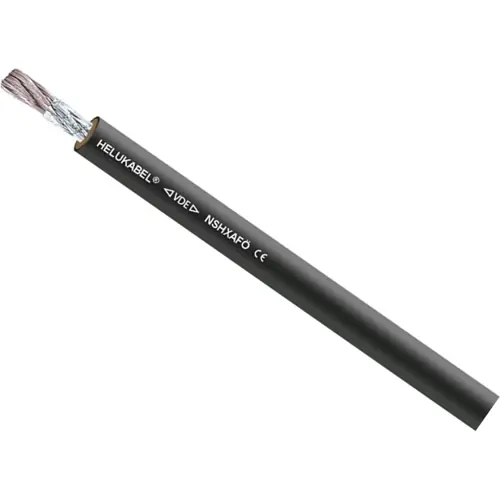 Aktuell Anschlusskabel NSHXAFÖ 1,8/3 kV 1 x 4,0 mm², AWG 12, schwarz, 38519