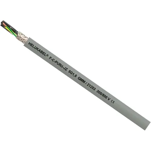 Wochenendangebot PUR Steuerleitung F-C-PURö-JZ 2 x 0,75 mm², geschirmt, grau, 21227