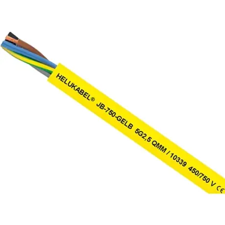 PVC Steuerleitung JB-750-GELB 4 G 1,5 mm², AWG 16, ungeschirmt, gelb, 10335 Sofort Bestellen