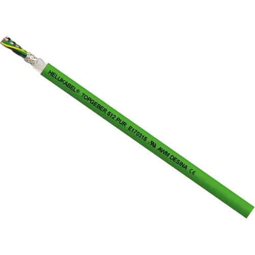 Wochenendangebot PUR Geberleitung TOPGEBER 512 PUR 4 x 0,18 mm², geschirmt, grün, 700653