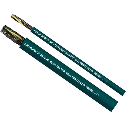 TPE-O Schleppkettenleitung MULTISPEED 500-TPE 4 G 2,5 mm², AWG 14, ungeschirmt, blau, 24224 Finale Aktion