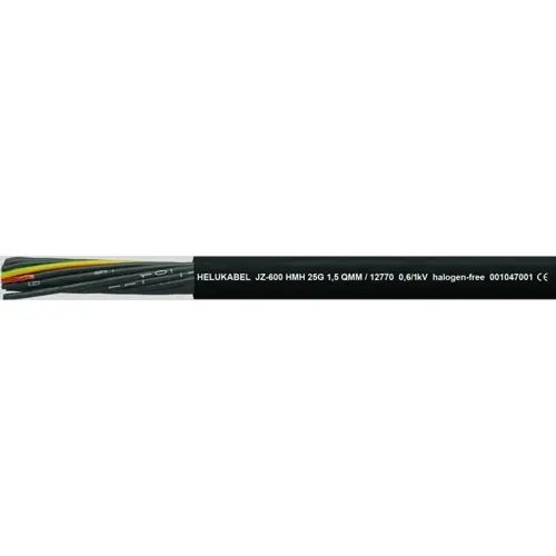 Versand Am Gleichen Tag Polymer Steuerleitung JZ-600 HMH 4 G 4,0 mm², AWG 12, ungeschirmt, schwarz, 12784