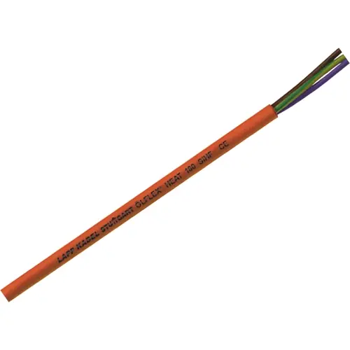 Ausverkauf Silikon Anschluss- und Steuerleitung ÖLFLEX HEAT 180 SIHF 2 x 1,5 mm², AWG 16, ungeschirmt, rotbraun, 0046013/100
