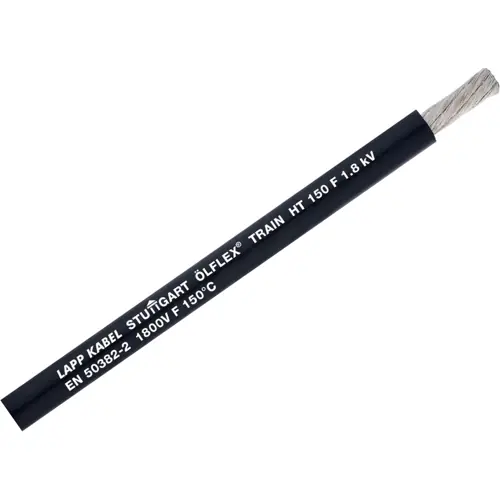 Wochenendangebot Silikon-Bahnkabel, halogenfrei, ÖLFLEX TRAIN HT 150 F 1,8kV, 185 mm², schwarz, Außen-Ø 23,6 mm, 15382013