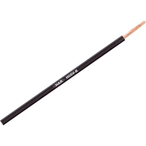 Abverkauf PVC-Schaltlitze, hochflexibel, H05V-K, 1,0 mm², orange, Außen-Ø 2,8 mm, 4510093/100