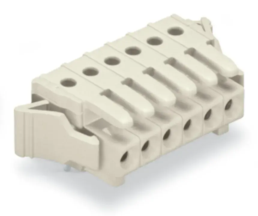 Aktuell WAGO GmbH & Co. KG THT-Federleiste abgewink. 734-554/037-000