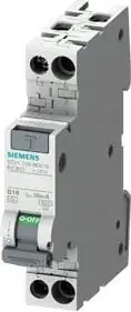 Super-Preis Siemens Dig.Industr. FI/LS kompakt 1P+N 6kA Typ 5SV1316-0KK13