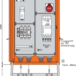 Ausverkauf Walther Werke Verteilerschrank WV0453R1