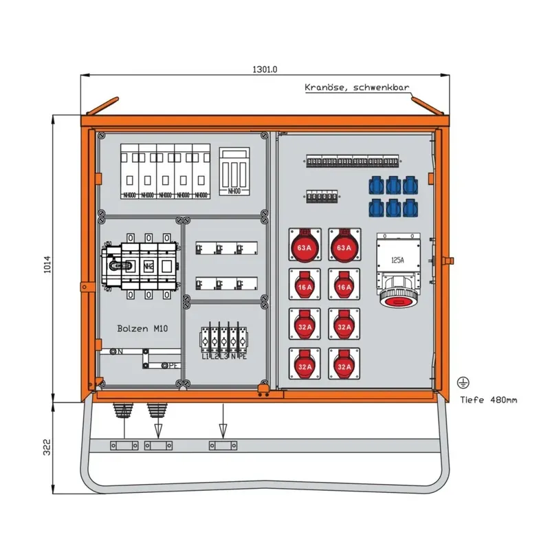 Direktkauf Walther Werke Verteilerschrank WV0575R1